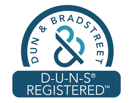 Dun and Bradstreet DUNS registered badge
