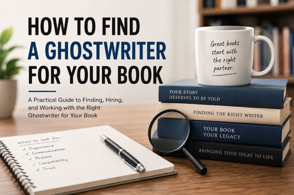 how to find a ghostwriter for my book