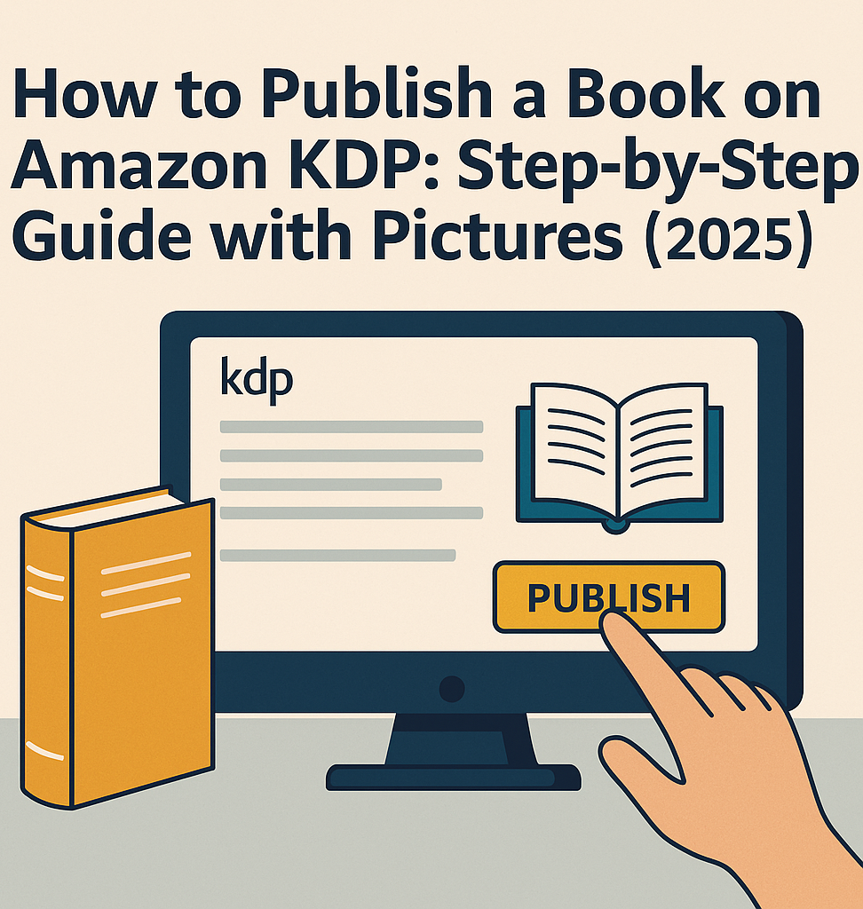 step by step detailed guide on publishing a book on amazon kdp