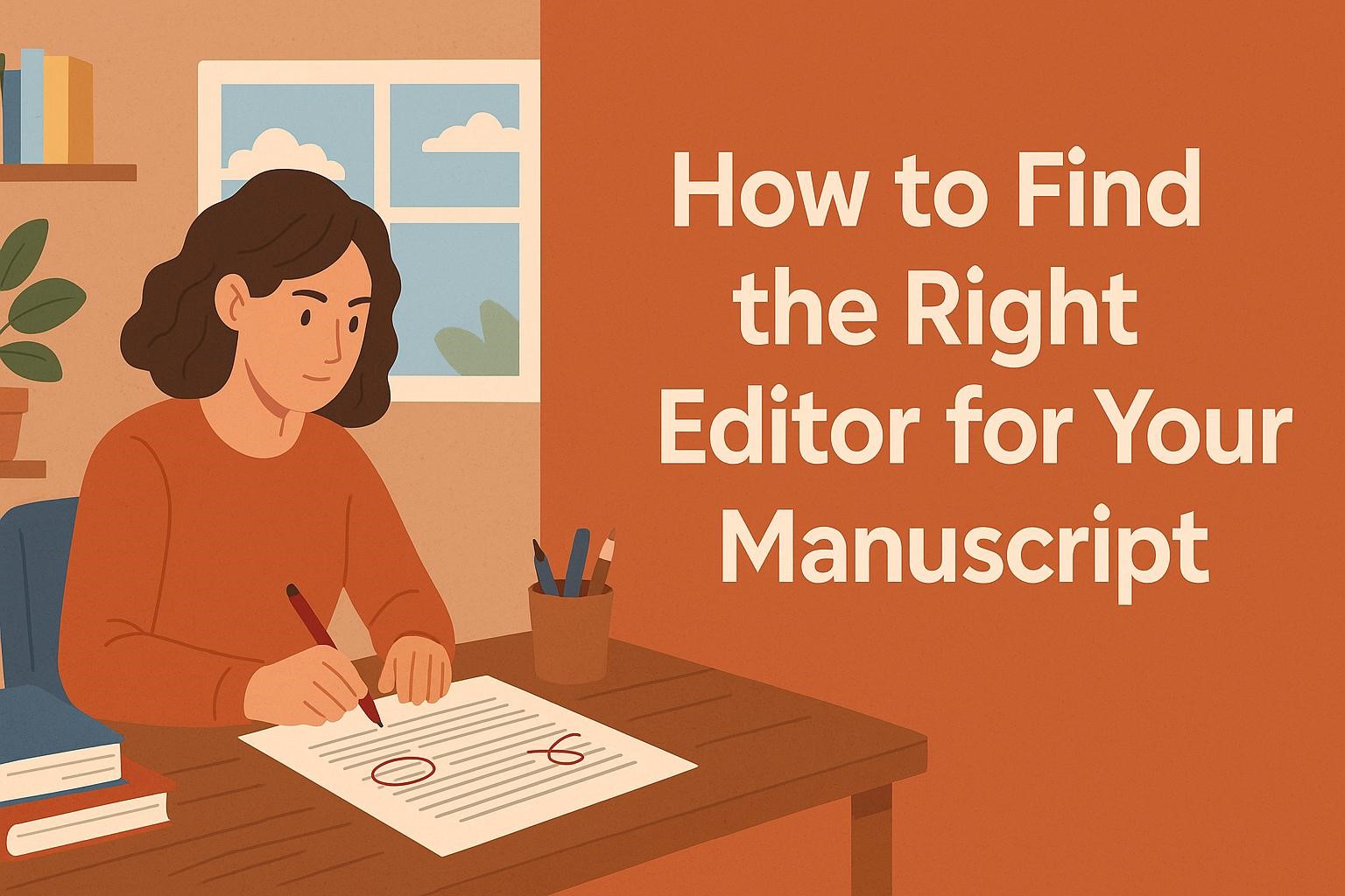 How to Find the Right Editor for Your Manuscript