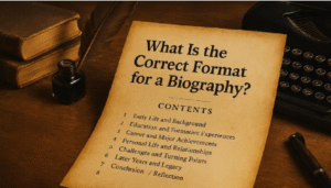 What Is the Correct Format for a Biography
