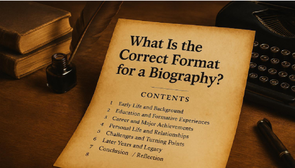 What Is the Correct Format for a Biography