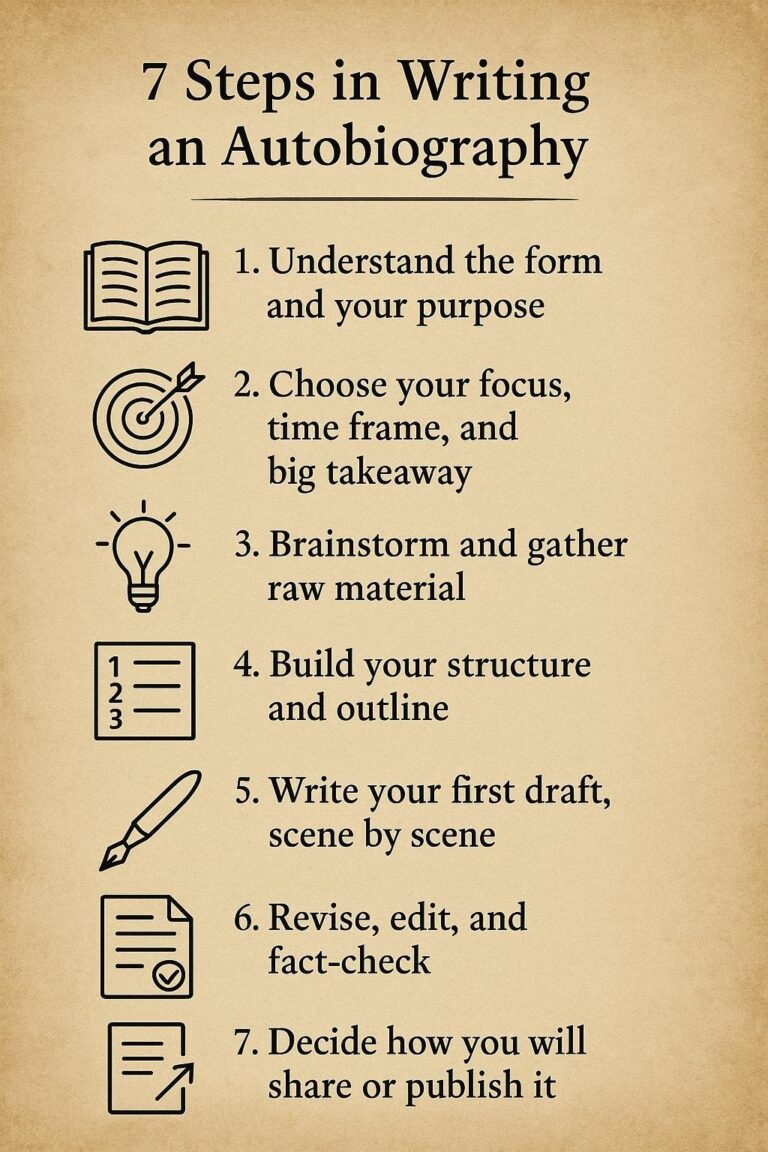 What Are the 7 Steps in Writing an Autobiography? A Complete Guide to ...