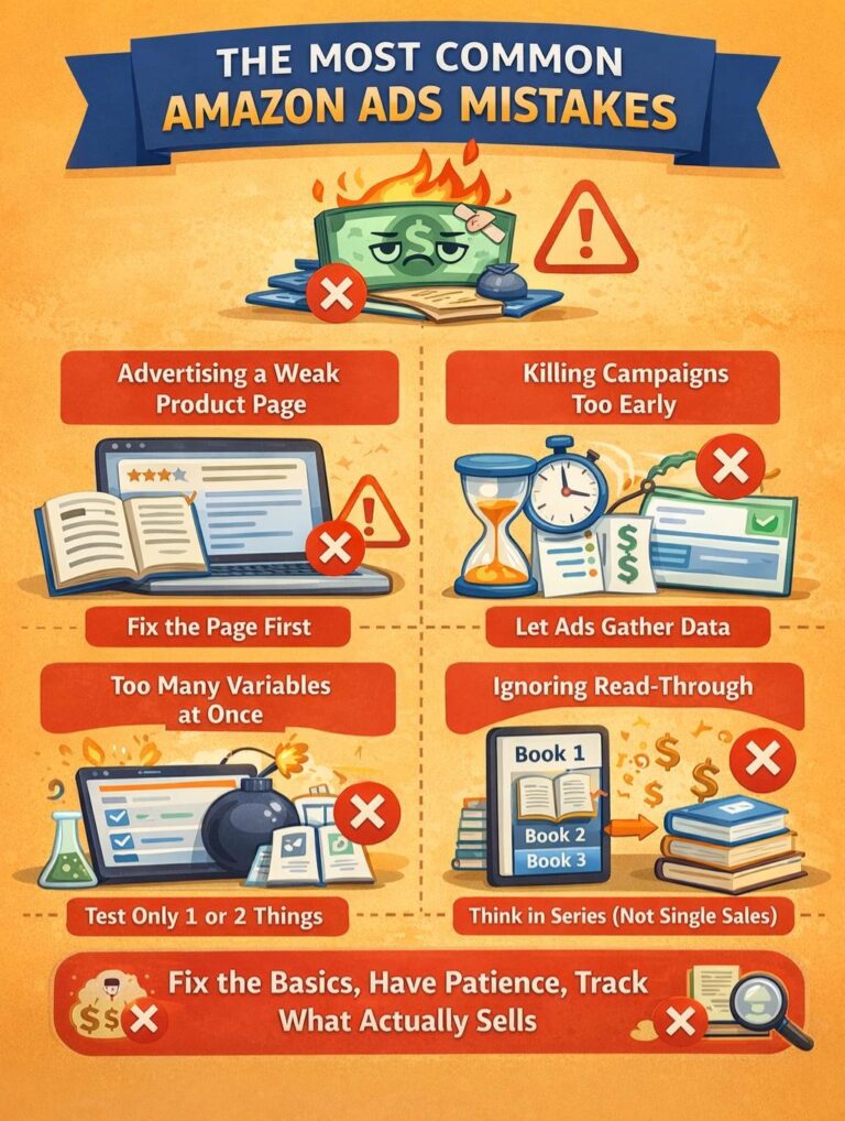 Amazon Ads for Authors: Budgets, Targeting & ROI (2026)