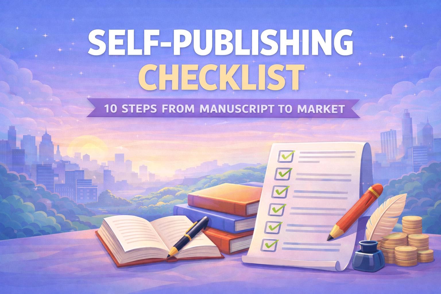Self-Publishing Checklist 10 Steps From Manuscript to Market