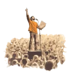 Team lead engaging with romance novel readers