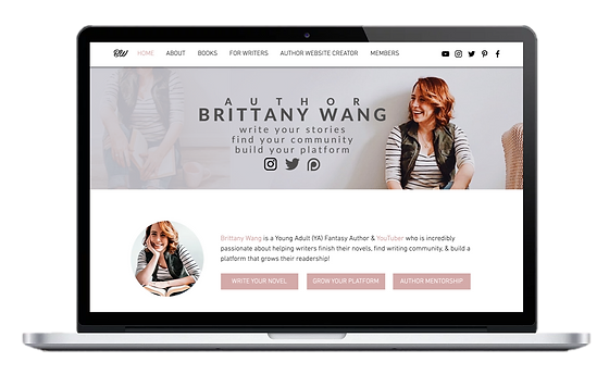 Professional author website design and book fulfillment services, including direct book sales, shipping, and eBook promotion