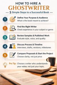 how to hire a ghostwriter