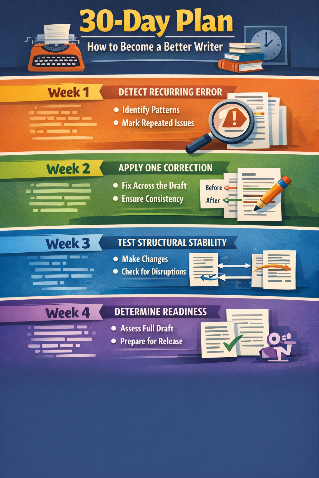 30 day plan on how to become a better writer