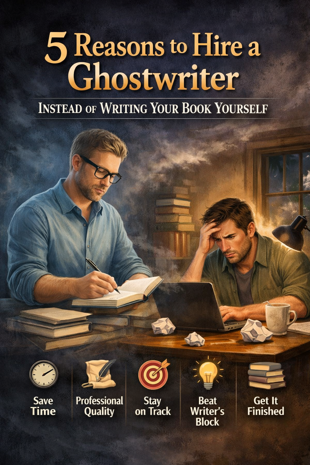 5 Reasons to Hire a Ghostwriter