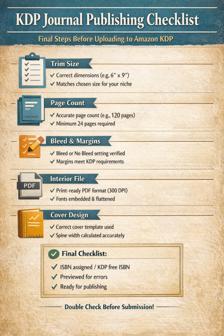 How to Create a Journal to Sell on Amazon (2026 Guide)