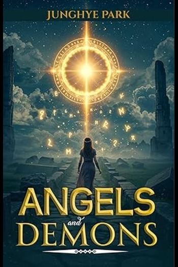 Cover of Angels and Demons by Junghye Park, a novel exploring themes of spiritual conflict and duality; published by Writers of the West.