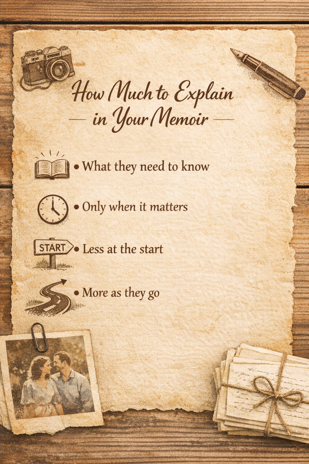 how much to explain in a memoir