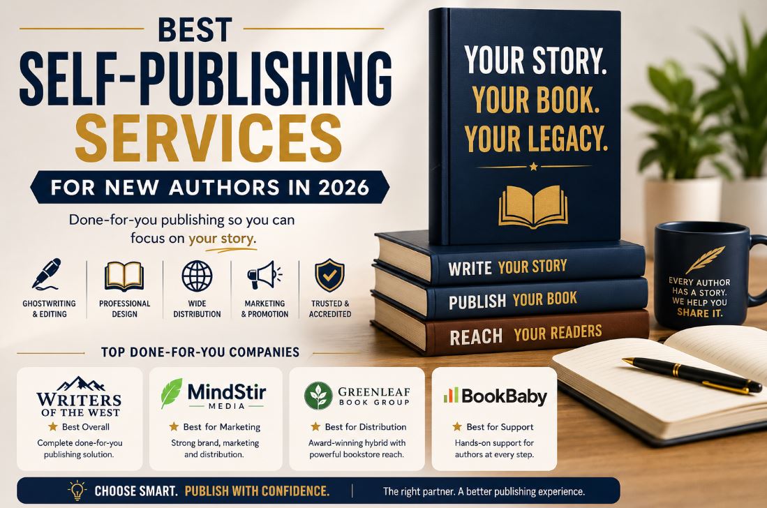 best self publishing service companies for new authors