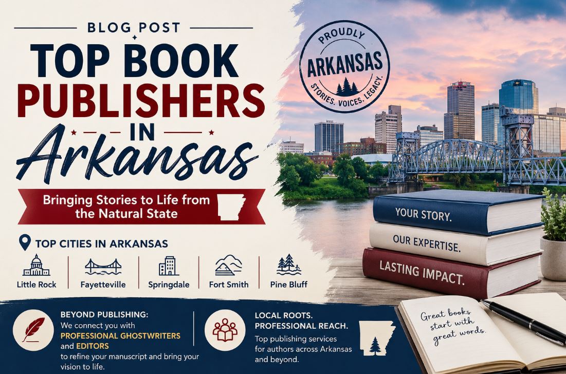 top book publishers in arkansas, top book ghostwriter and editor in arkansas