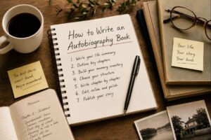 how to write an autobiography book with samples