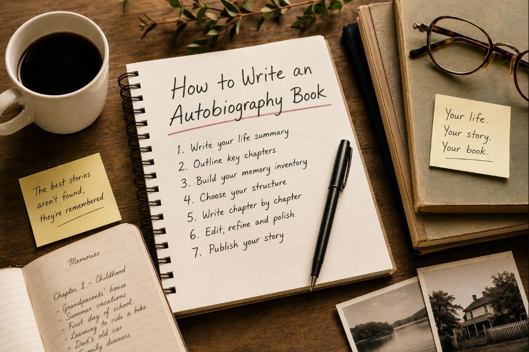 how to write an autobiography book with samples