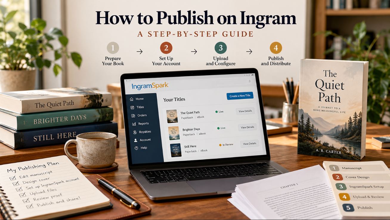 how to publish on ingram spark guide step by step pictures